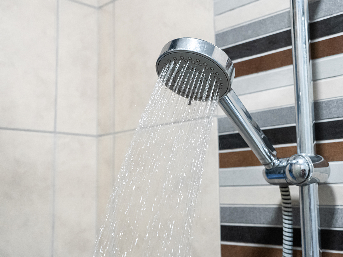 A shower with excellent water pressure